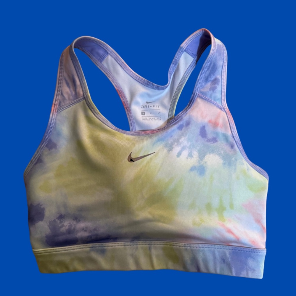 Nike tie-dye sports bra